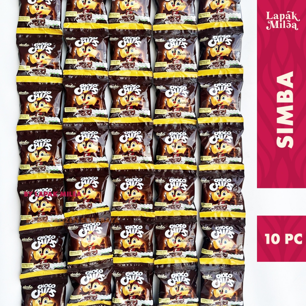

Simba Sereal Cup 2in1 dengan Susu Cokelat / Strawberry | Snack Renceng Choco Chip Choco Krunch 6gr | 12 gr