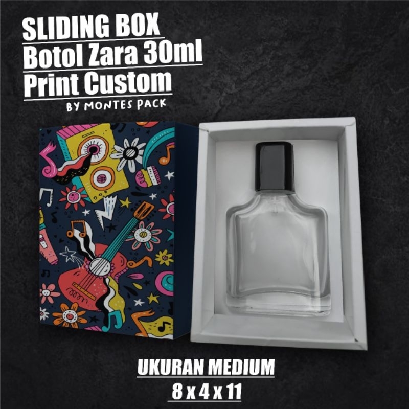 

SLIDING BOX CUSTOM PRINT / untuk botol Zha Ra 30ML / BOX BOTOL SLIDING Print