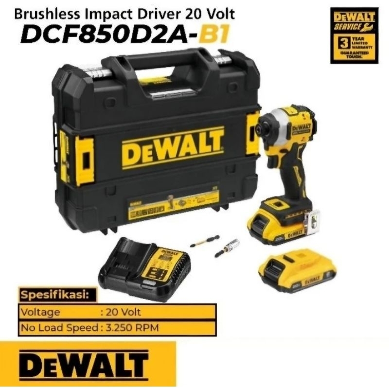 DEWALT DCF850 IMPACT DRIVER 20V ORIGINAL