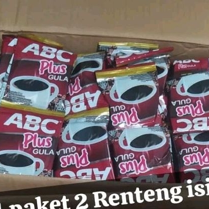 

KOPI ABC PLUS GULA 2 RENTENG ISI 20 SACHET