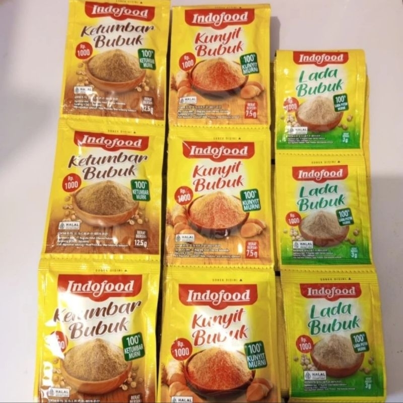 

aneka bumbu halus .bumbu rempah2. kunyit ketumbar lada 12 saset x 7.5 gr