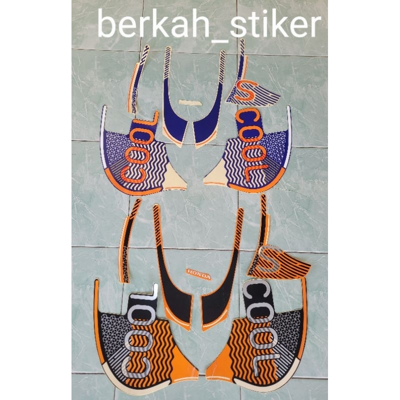 stiker striping honda scoopy tahun 2022/striping honda scoopy