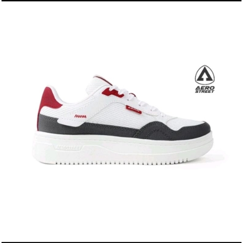 Sepatu Aerostreet Maximo merah putih - Sneackers