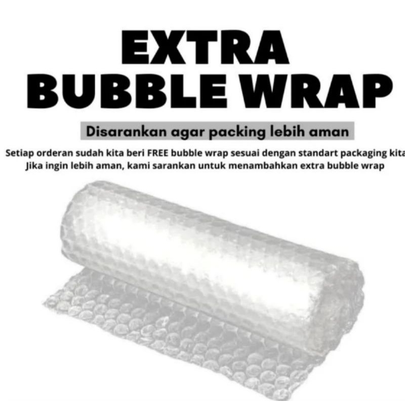 

EXTRA BABLEWRAP untuk keamanan extra barang pesanan anda