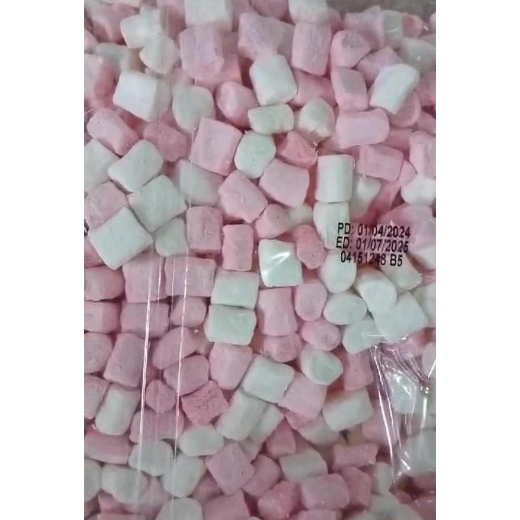 

RB Corniche Marshmallow Mini Pink White 1kg - Marshmellow Marsmellow Marsmelow 1 kg