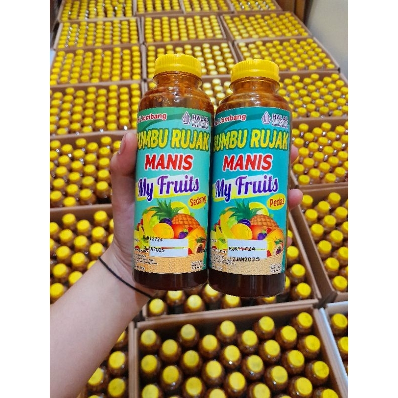 

Bumbu rujak pedes/sedang ( My Fruits )