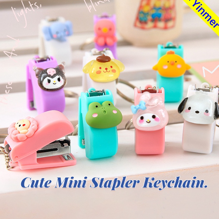 

Terjangkau CODStapler Mini Lucu Staples Mini Karater Gantungan SanrioKuromiMelodyKunci Hekter Kartun Mini Portable Aesthetic Warna Warni Untuk kantor Dan sekolah ImporYinmer