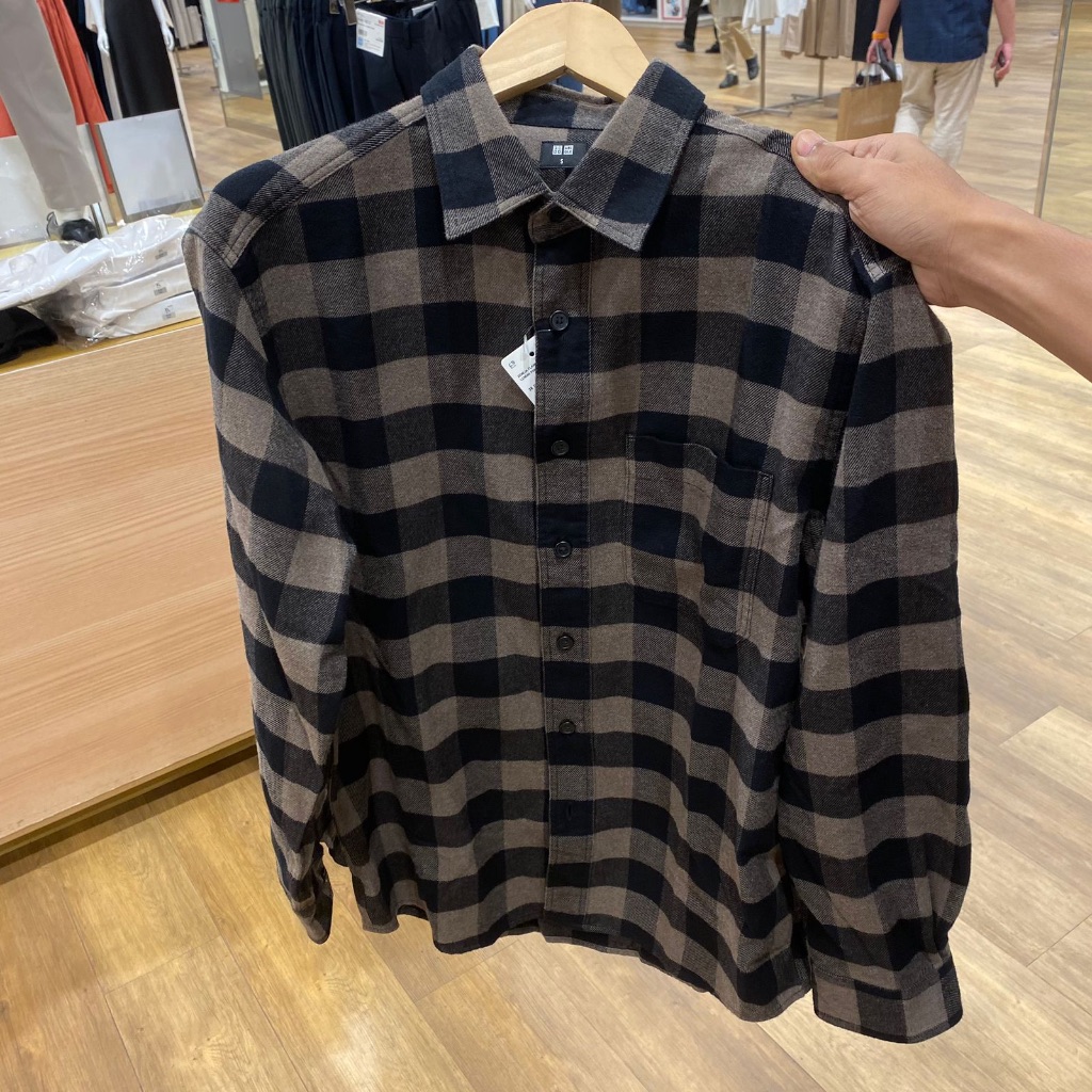 Jastip. Kemeja Flannel Uniqlo (MAN)