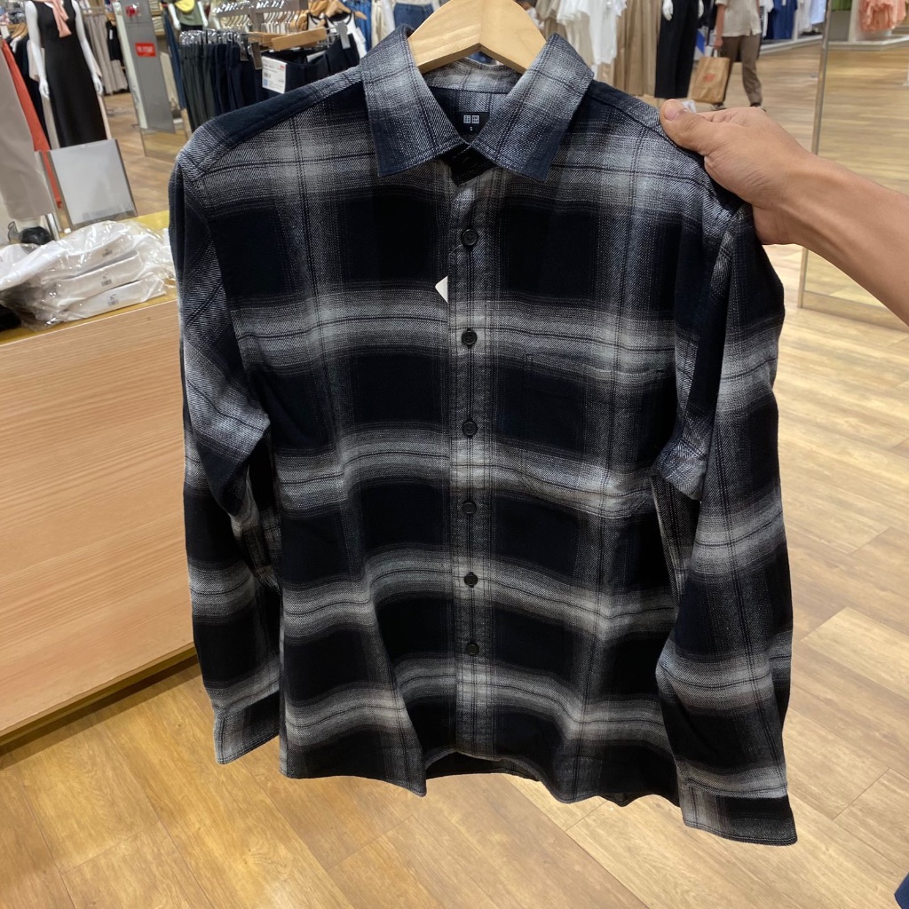Jastip. Kemeja Flannel Uniqlo (MAN)