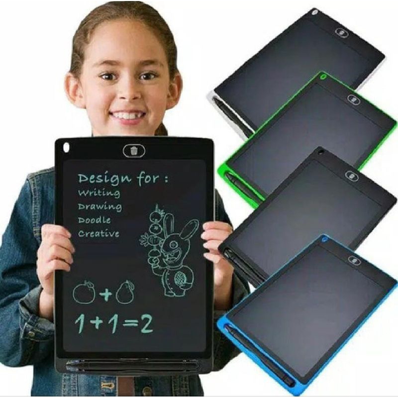 LCD Writing Drawing Tablet Pad Papan Belajar  Tulis Gambar Coret Hapus Mainan Edukasi Anak