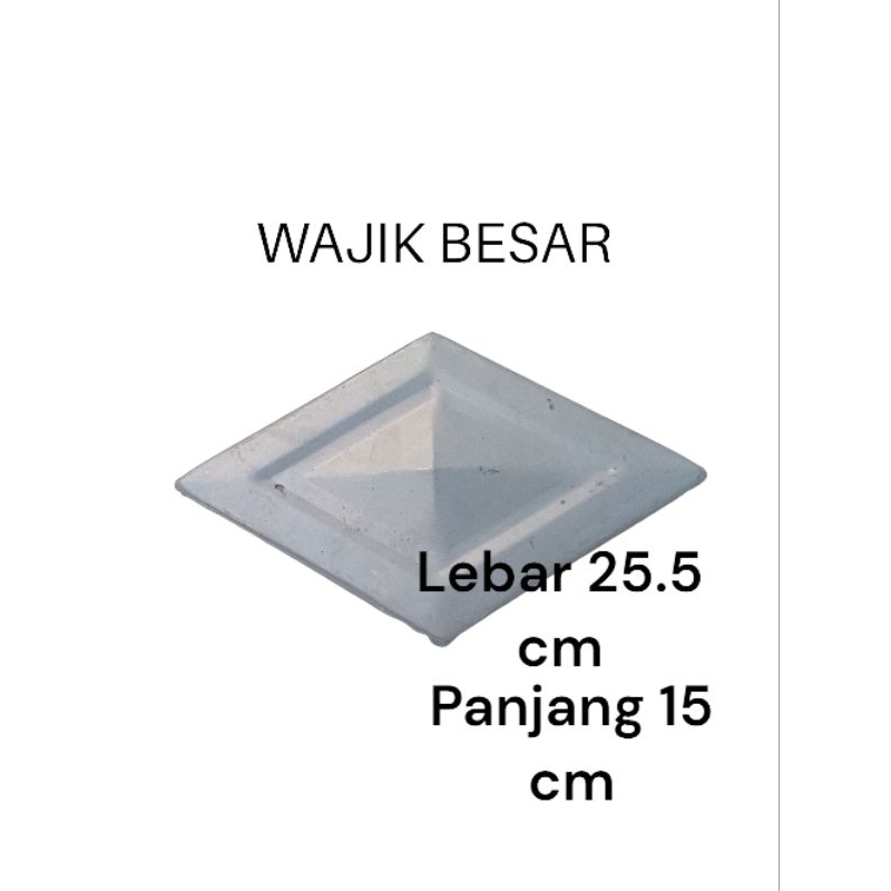 WAJIK BESAR ORNAMENT PAGAR BESI