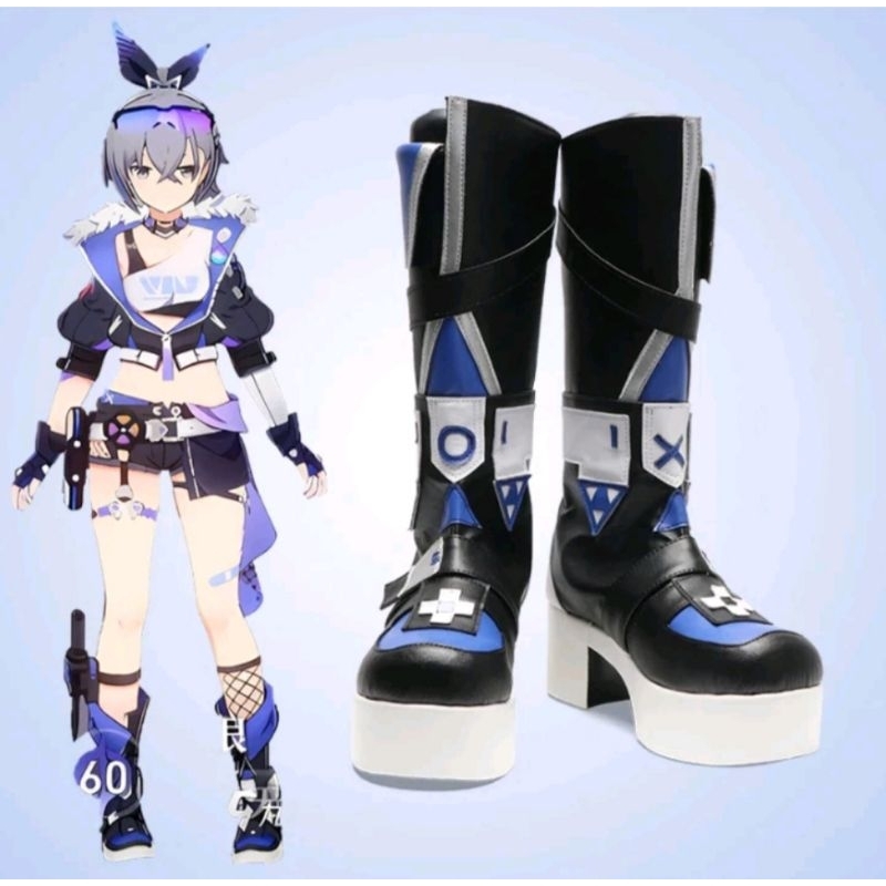 Silver Wolf Honkai Star Rail Cosplay Boots Women