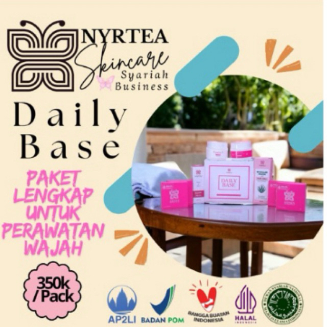 Paket Skincare Nyrtea sdh ada BPOM,aman utk bayi