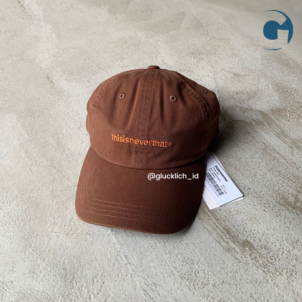 Thisisneverthat, T Logo Cap in Brown