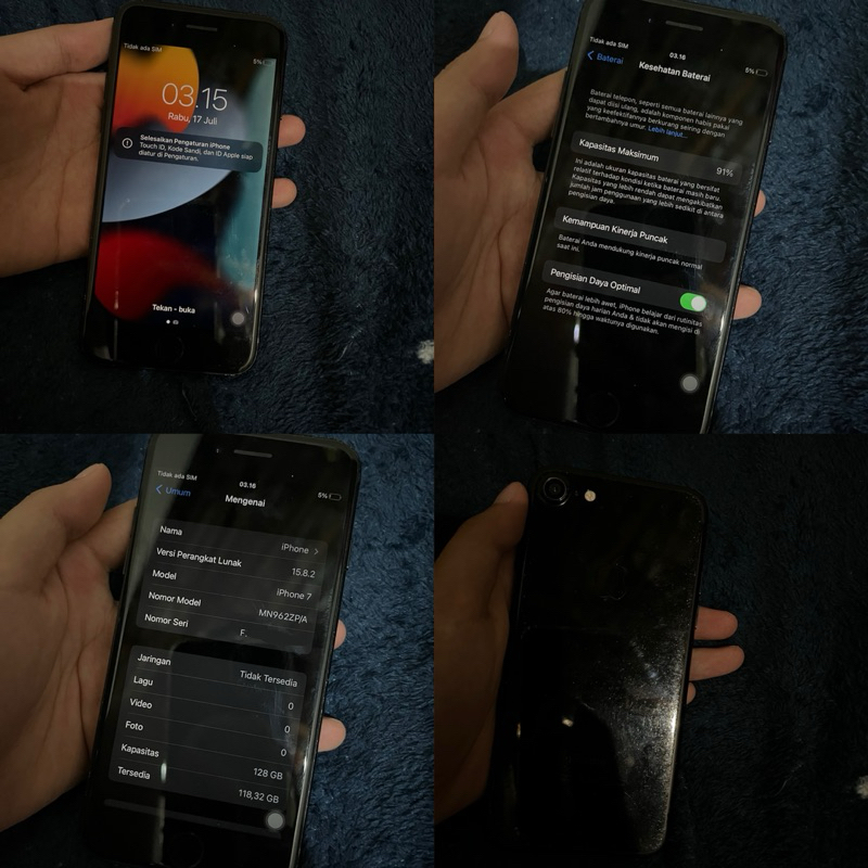 second iphone 7 (128 gb) ex ibox