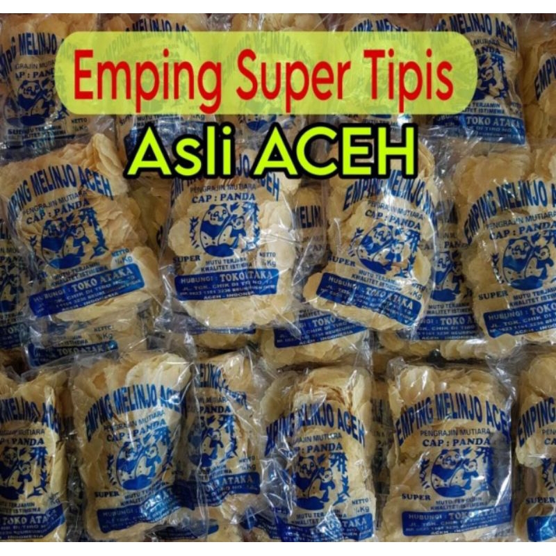 

makanan kering kerupuk Emping Mentah Grade A