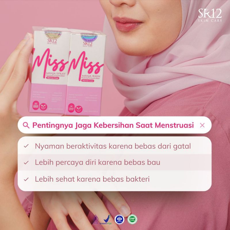 PAKET MISS MANJA SPRAY & WASH SR 12 / MISS MANJA ORIGINAL / MISS MANJA BPOM