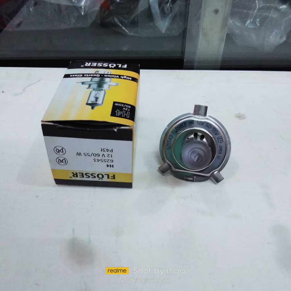 Flosser Lampu Hallogen H4 12V 60/55Watt Flosser