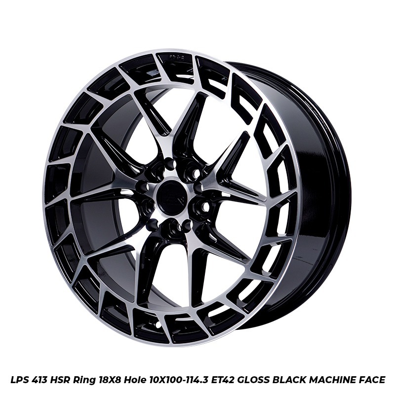 VELG MOBIL HSR LPS RING 18 HOLE 10 BLACK POLISH