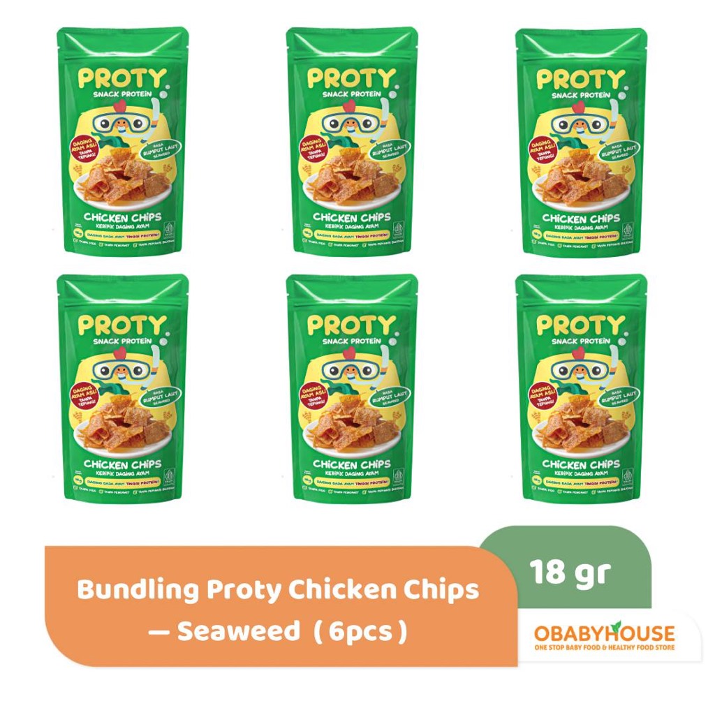 

Bundling Proty Chicken Chips 18 gr - Seaweed (6 pcs)