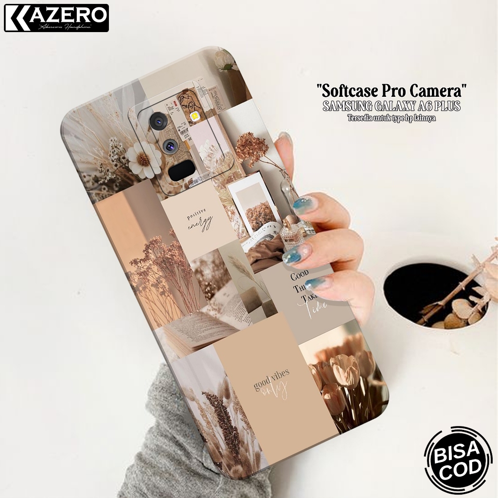 Case Hp Samsung Galaxy A6 PLUS - Case Aesthetic - Softcase Samsung A6 PLUS Terbaru - Casing Samsung 