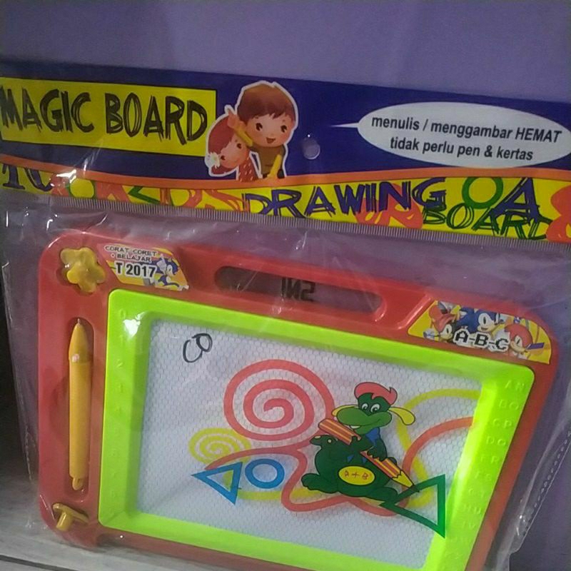 

Magic board Papan menulis/menggambar magnet