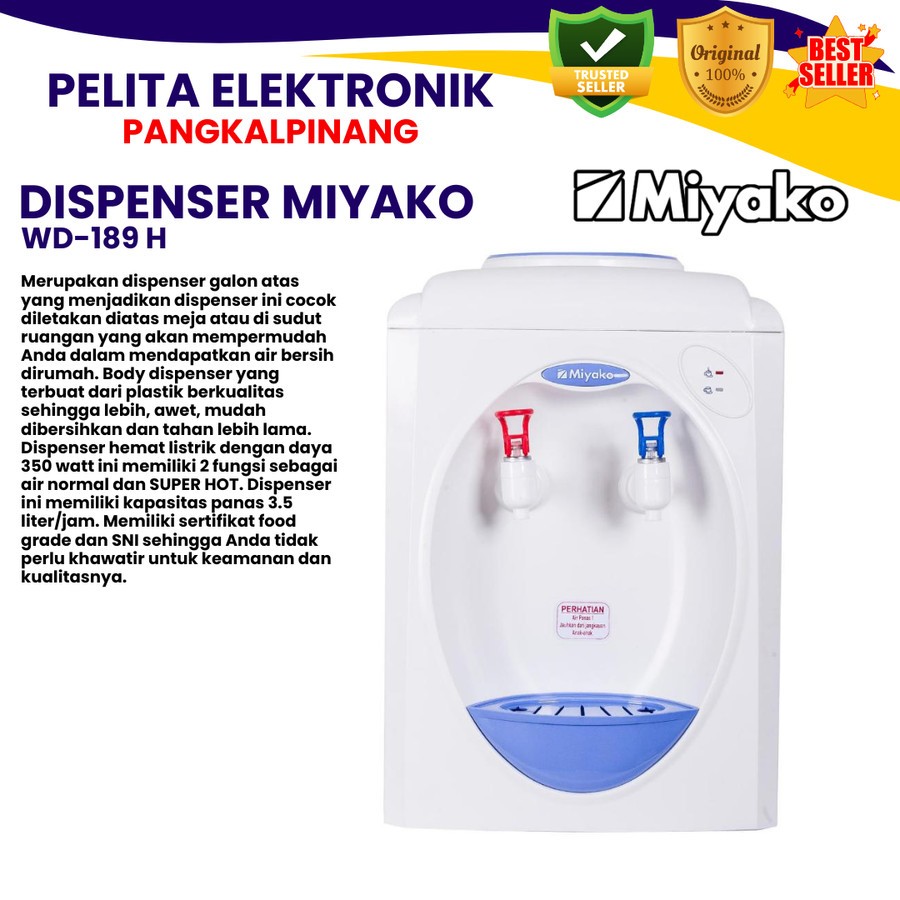 Dispenser Miyako WD -189H HOT And NORMAL / Miyako Dispenser WD 189 H