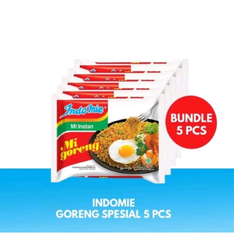 

Mie Indomie Mi Goreng 5 pcs