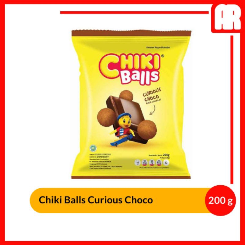 

Chiki Balls Curious Choco 200g - Snack Makanan Ringan | AR Ostore