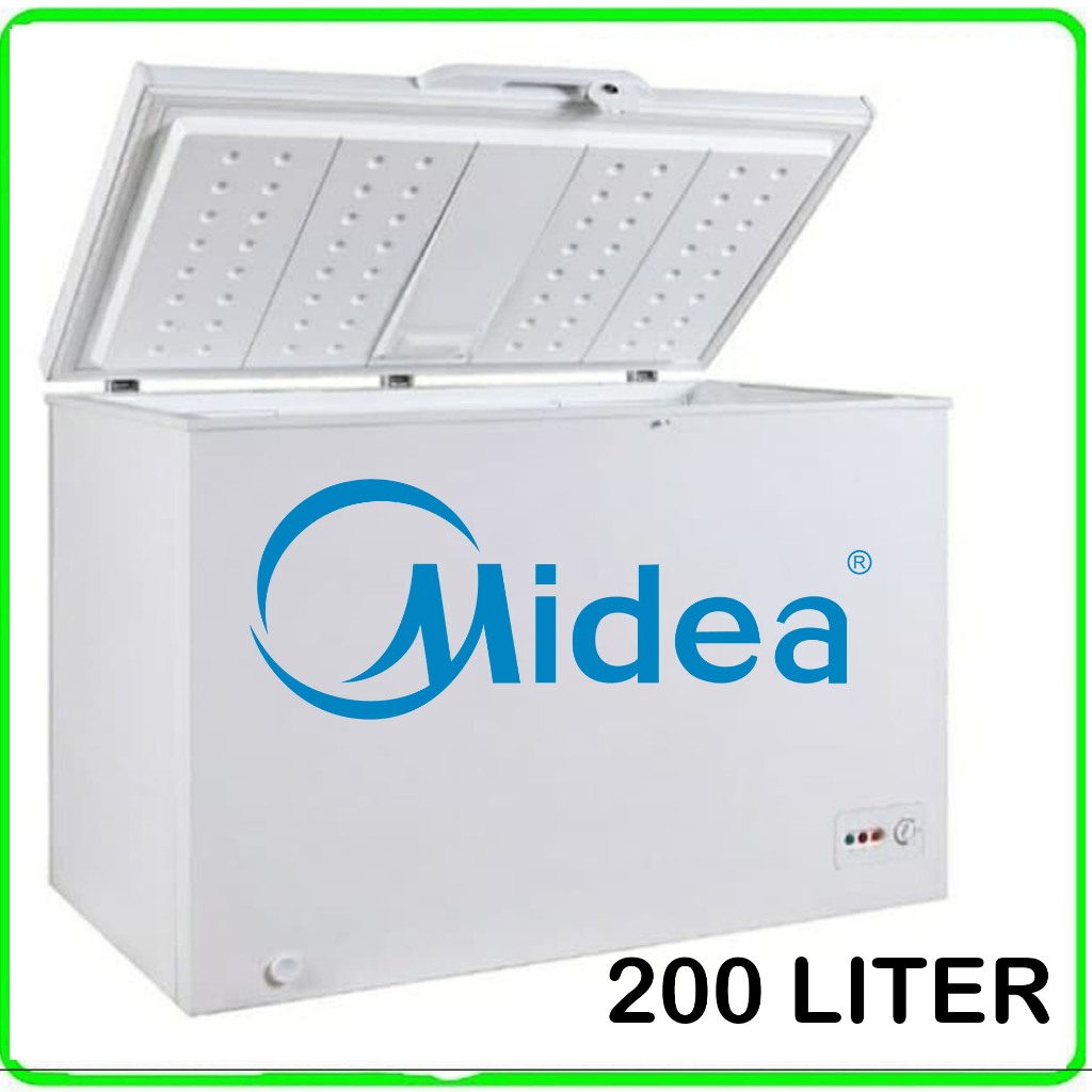 FREEZER BOX CHEZT FREEZER MIDEA HS 258CKM Kapasitas 200 Liter