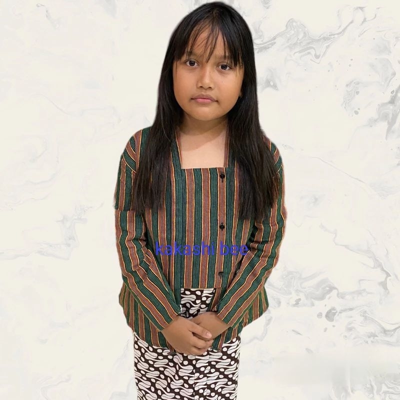 KEBAYA ANAK TK SD BY KK||KEBAYA ANAK PEREMPUAN KUTU BARU KARTINI||BAHAN WOL MURAH|KEBAYA LENGAN PANJ