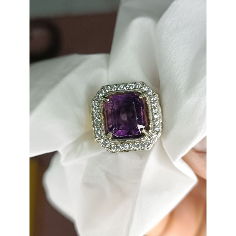 Kecubung Amethyst Natural cutting custom