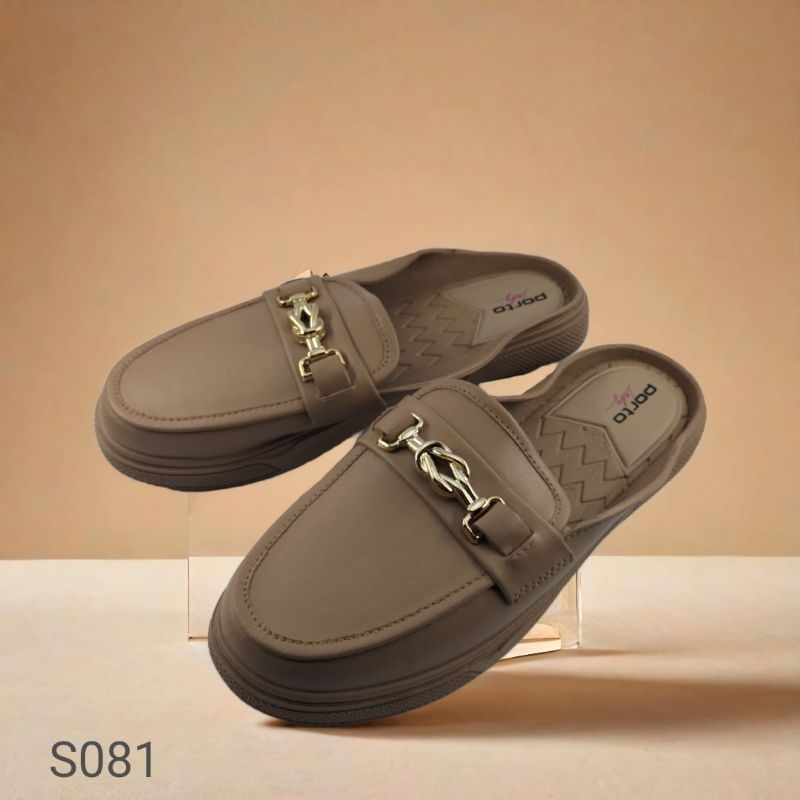 S081- Sandal Wanita Dewasa Sandal Wanita Karet Sandal Slop Wanita Sendal Wanita Tanpa Hak Sandal Kar