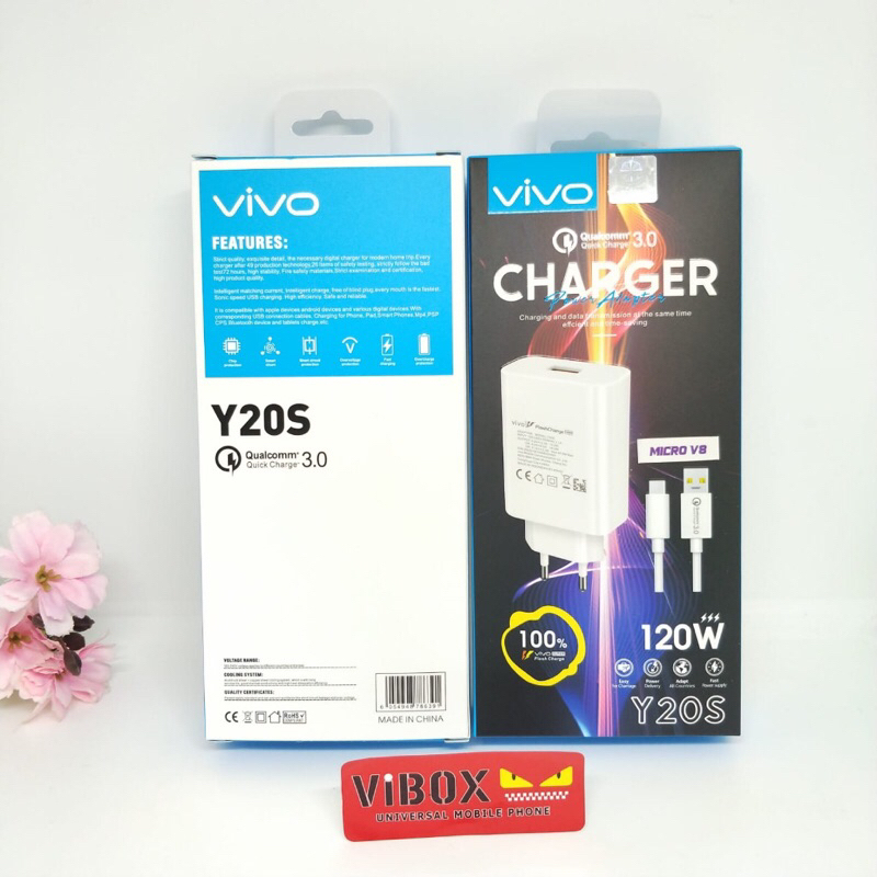 Travel Charger VIVO Y20S Support Fast Charging Qualcomm 3.0