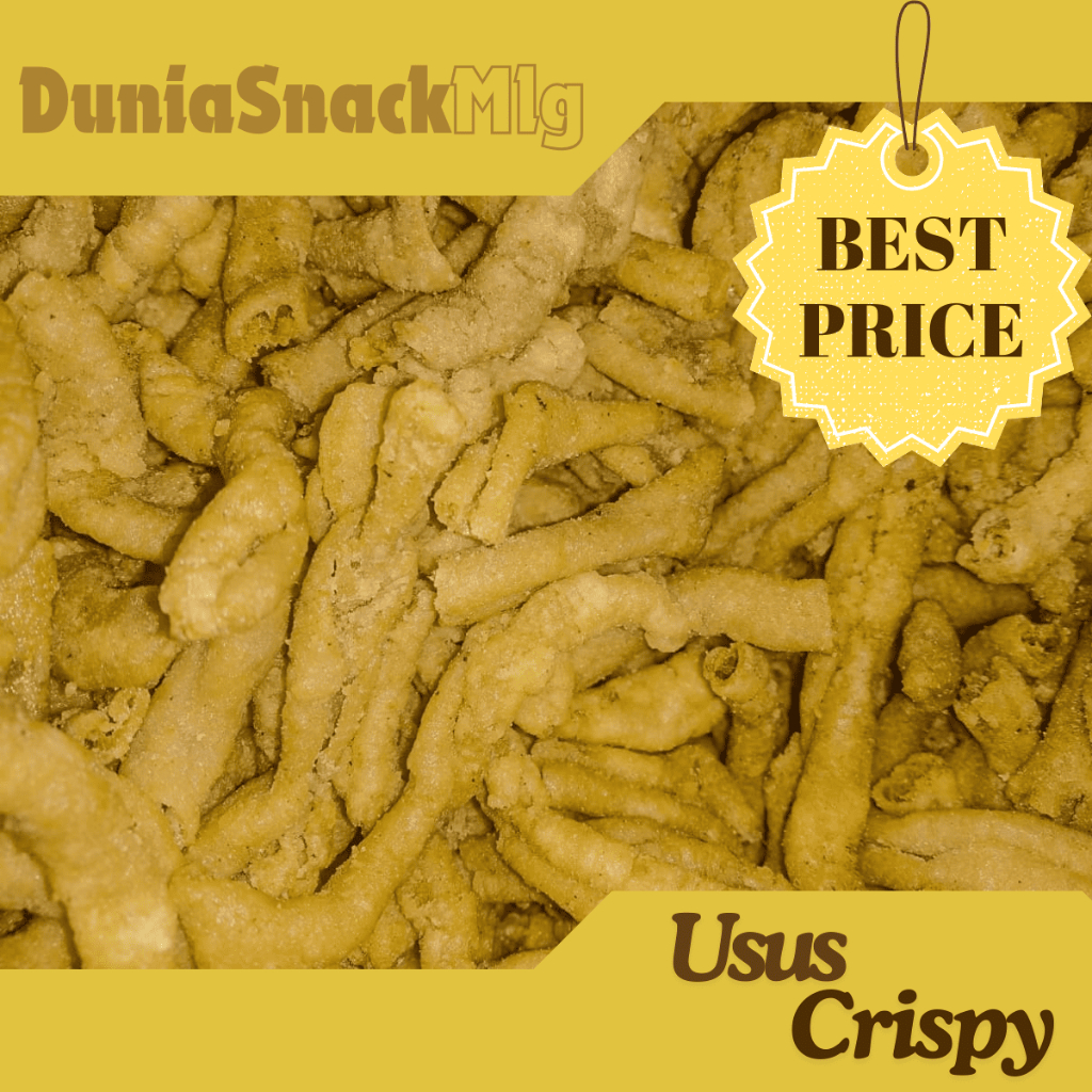 

KRIPIK USUS CRISPY Super Premium 500gr RENYAH GURIH