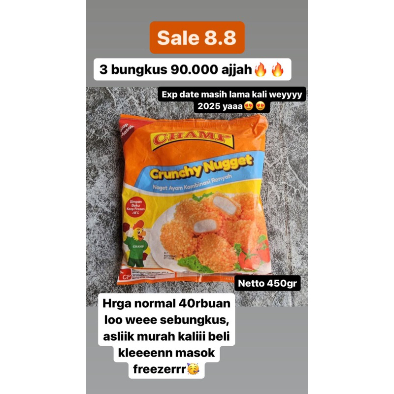 

paket hemat murah 8.8 dapet 3 bungkus @450gr