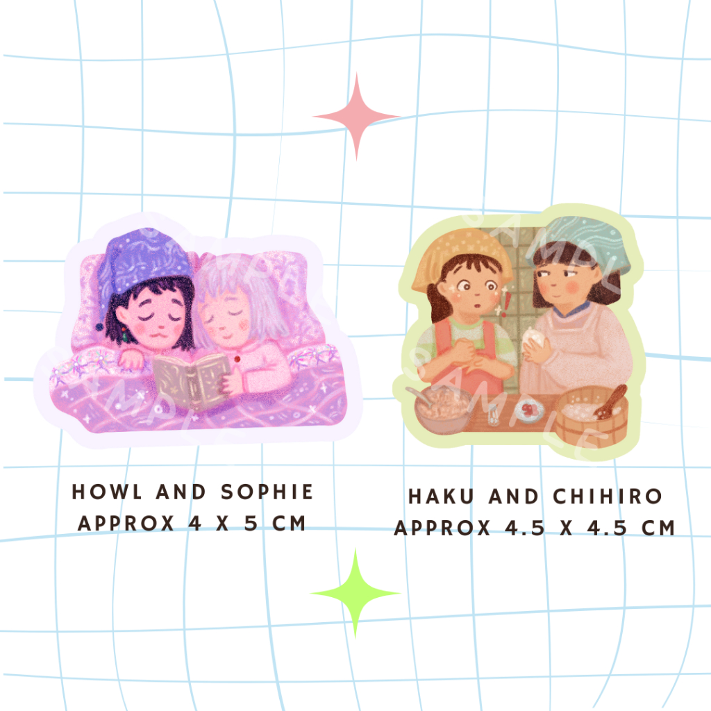 

Ghibli Couple Mini Stickers