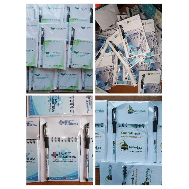 

Paket Souvenir memopad+bolpen Terbagus