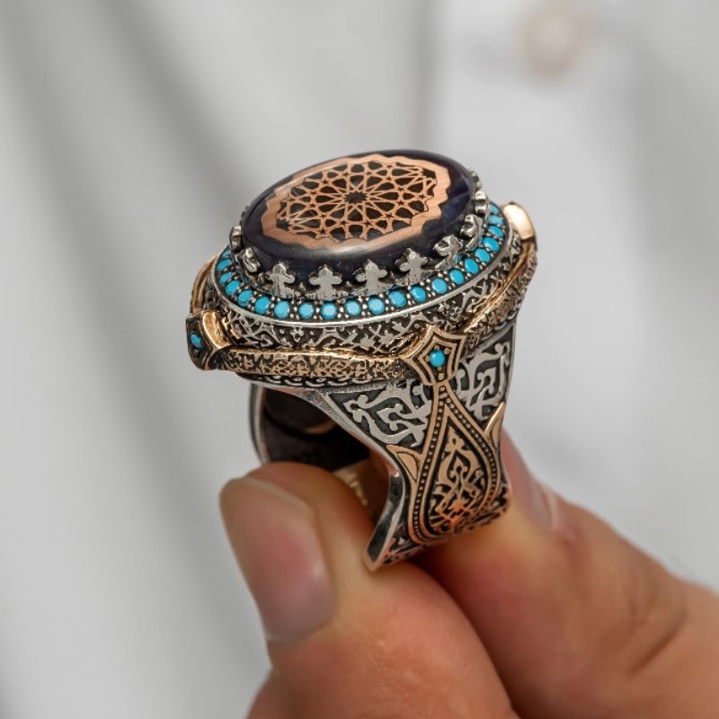 Cincin Perak Osmanli Turki / Cincin Ottoman Padisah Turki Silver 925