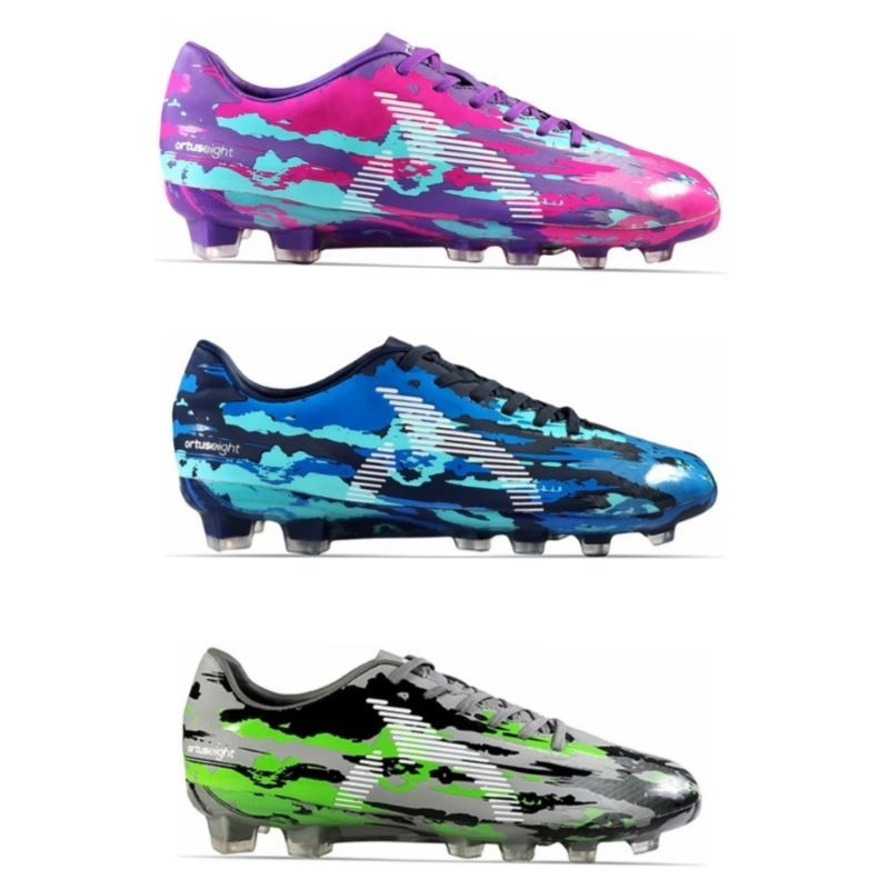 Sepatu Bola ORTUSEIGHT GRIFFIN FG - Magenta Navy Grey ORIGINAL