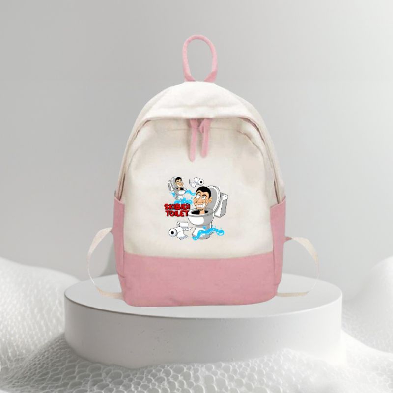 Tas Skibidi Toilet tas sekolah anak gambar skibidi toilet Tas Sekolah Skibidi Toilet Viral tas slemp