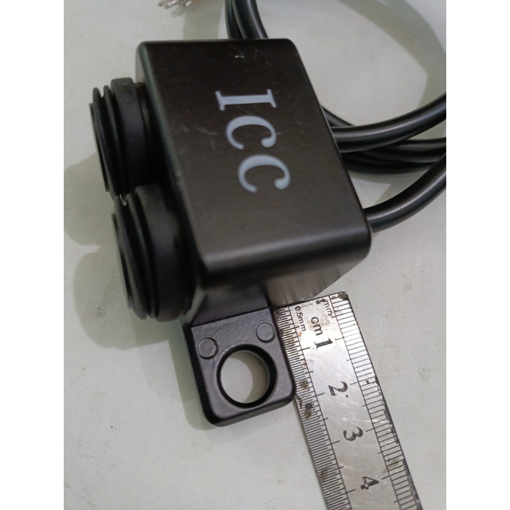 Saklar Lampu Motor Spion Waterproof On Off On Anti Air CNC 2 Tombol 2 Mode