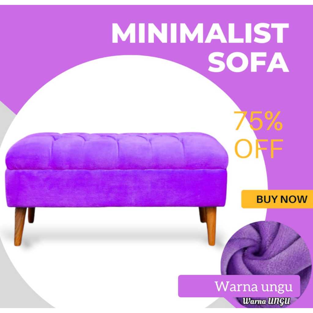UNGU - SOFA BENCH  MINIMALIS BERKUALITAS / SOFA BENCH  / SOFA BED /  STOOL