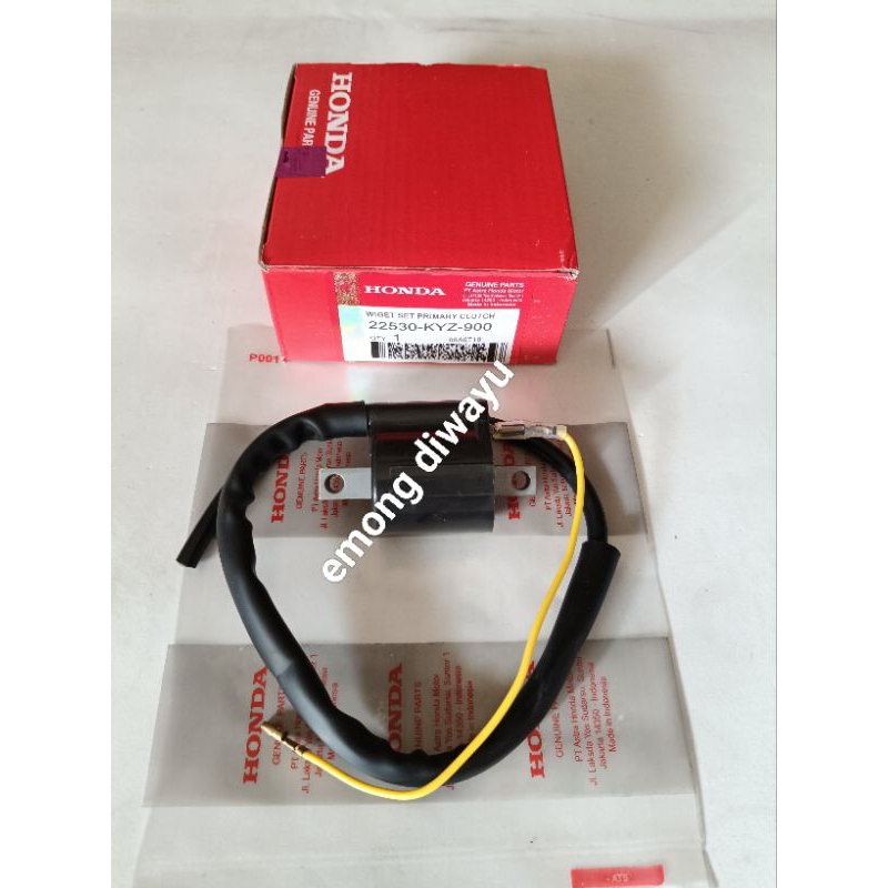 COIL KOIL PENYALAAN SET (KYZ) HONDA ORIGINAL SUPRA X 125 HELM IN+SUPRA X 125 FI INJEKSI