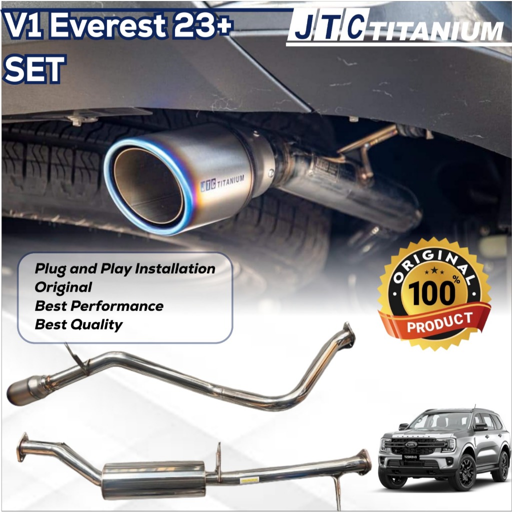 JTC TITANIUM EVEREST V1 23+ KNALPOT