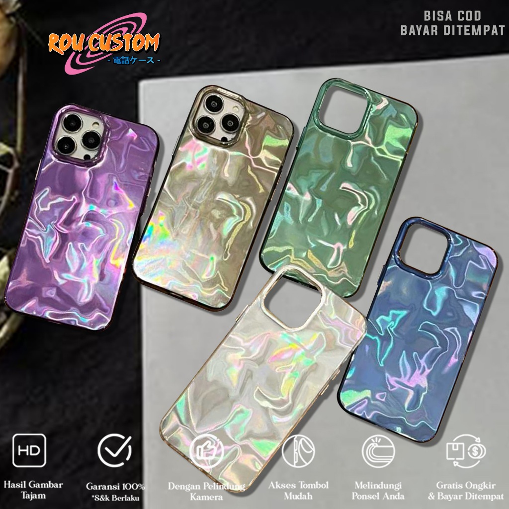 Case Iphone 13 13 PRO X XS XR 7 8 11 11 PRO 12 15 14 PROMAX 15 PROMAX - Case Diamond Air Fashion -  