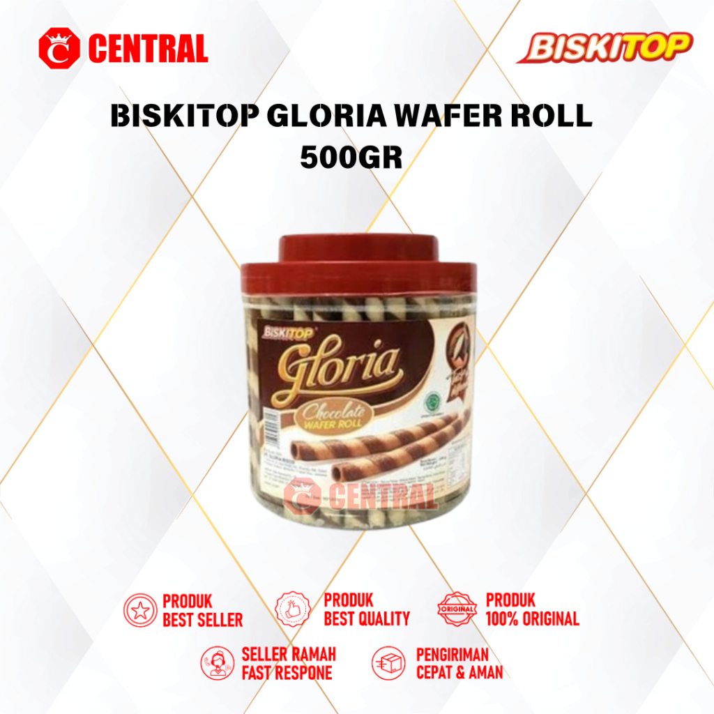 

BISKITOP GLORIA WAFER ROLL | WAFER STIK 500GR