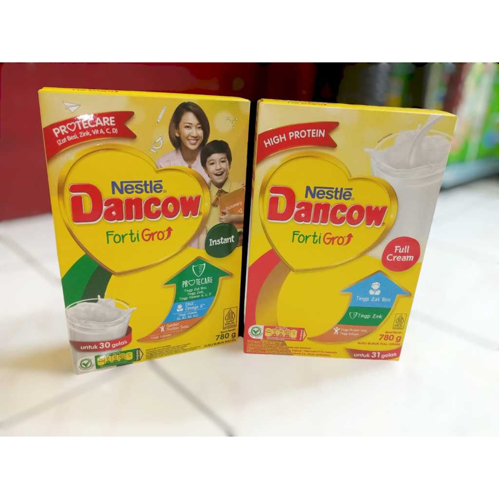 

Dancow fortigro Coklat, Instan, full Cream 780gram - Susu Dewasa