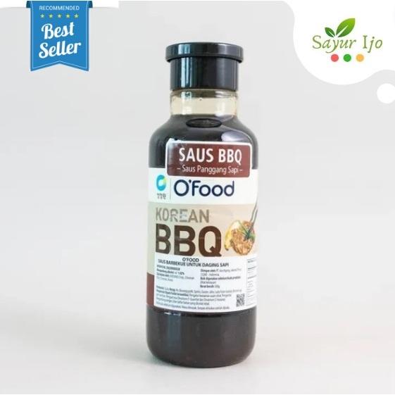 

CHUNG JUNG ONE Sauce BBQ Marinated 500 Gram / Botol Saus Panggang Sapi Barbecue Marinasi Bulgogi Daging Masak Instant HALAL
