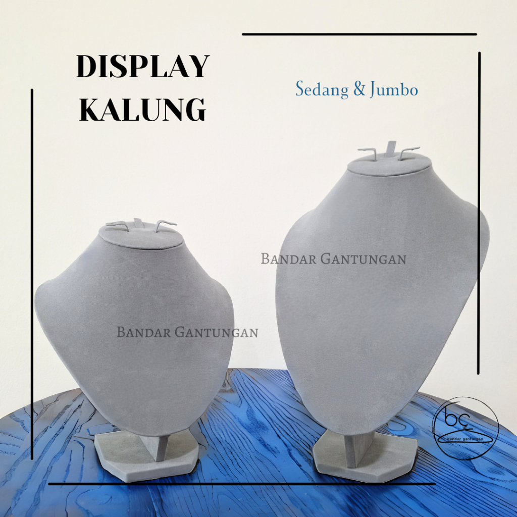 Display Kalung Jumbo Tempat Kalung Stand Kalung Manekin Leher Display Pajangan Pajangan Perhiasan Ka